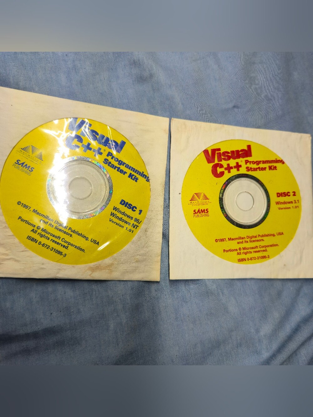 Visual C++ Programming Starter Kit CDs published by Sams Publishing in 1997